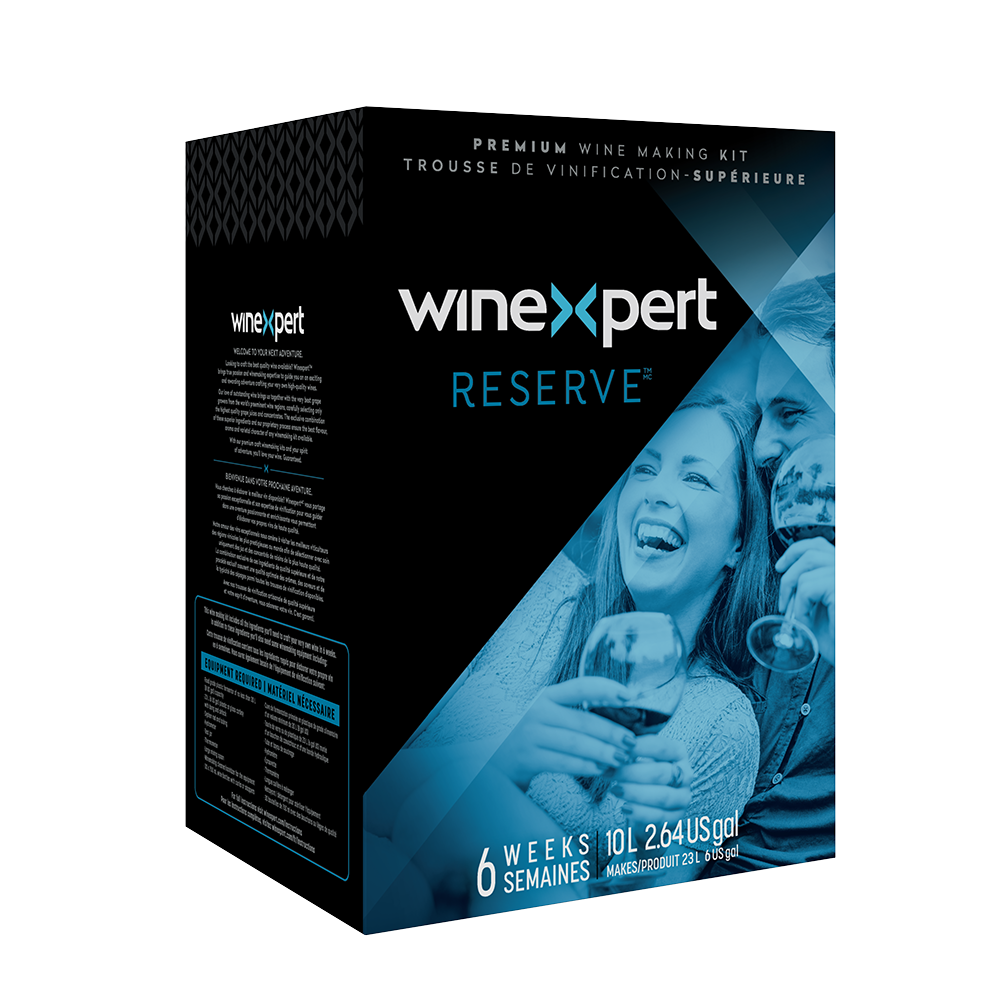 Kit de vin Winexpert Reserve – disponible chez Benvin, centre de vinification à Lasalle, Montréal pour fabriquer des vins maison de qualité sur place ou à domicile