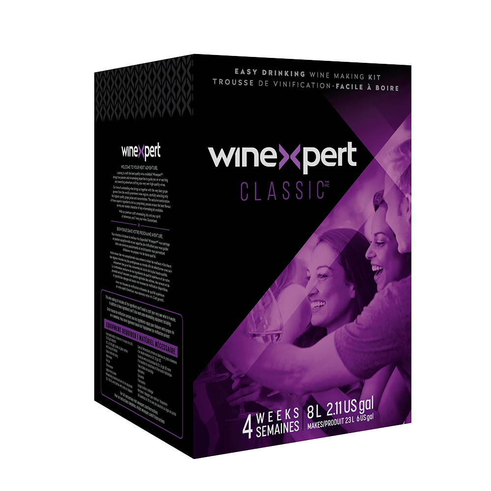 Kit de vin Winexpert Classic – disponible chez Benvin, centre de vinification à Lasalle, Montréal pour créer des vins maison accessibles et quotidiens sur place ou à domicile
